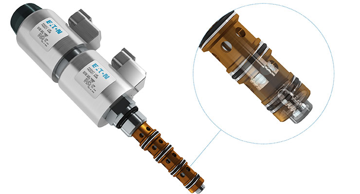 Eaton Proportional solenoid cartridge valve ESVL9 cutaway-image