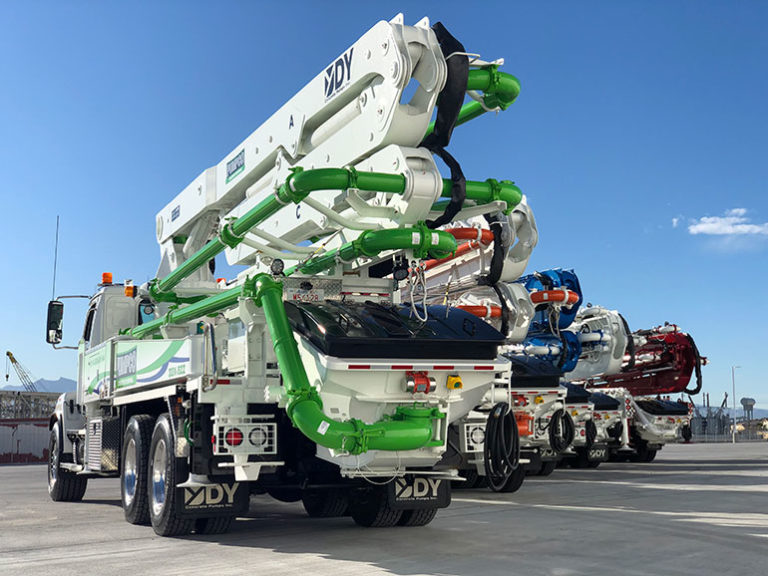 Hydraulics innovations in concrete pump trucks