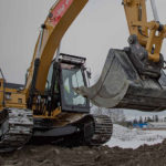 Electric excavator with Danfoss' Digital Displacement technology is part of a green evolution in hydraulics. Courtesy of Danfoss