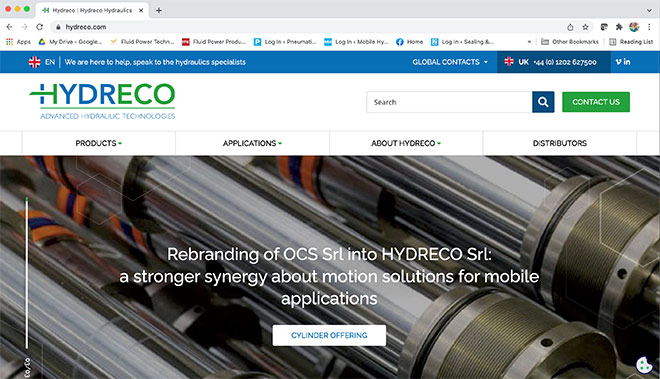 Hydreco website
