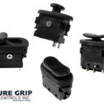 Sure grip controls miniature thumb controls