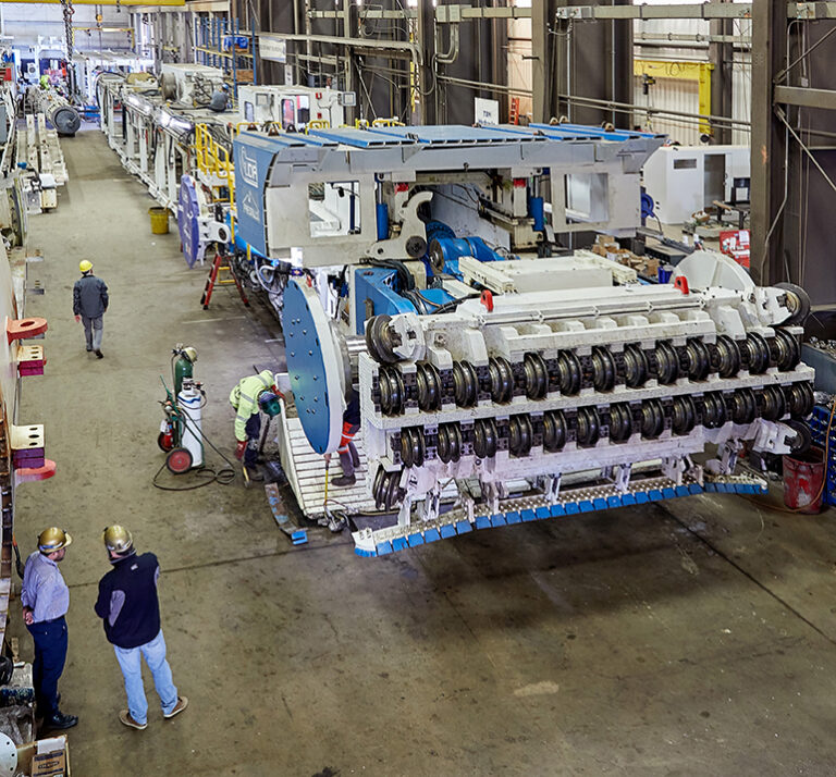 Novel tunnelboring machine takes on mining with the help of hydraulics