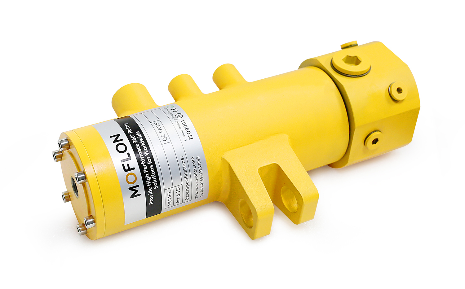 Slip rings make continuous rotation possible in hydraulic machinery
