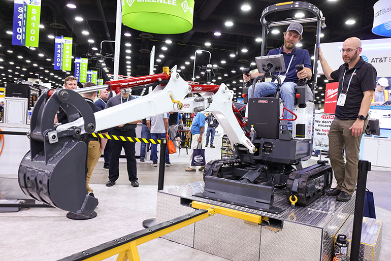 Utility Expo is known for its hands-on demos and opportunities to drive machinery.