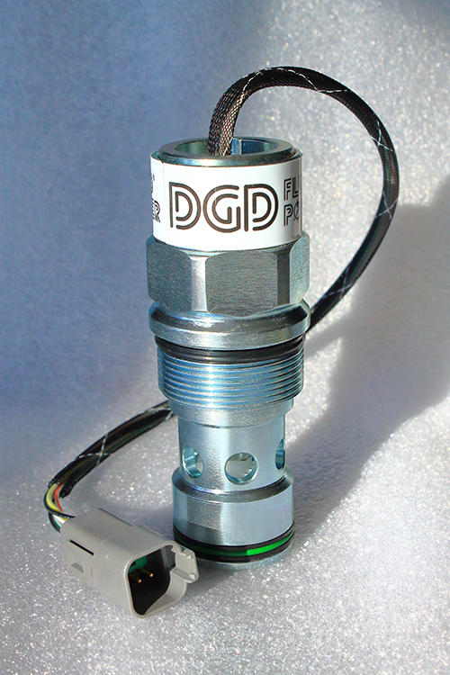 DGD Fluid Power's CFT-MAX cartridge flow transmitter